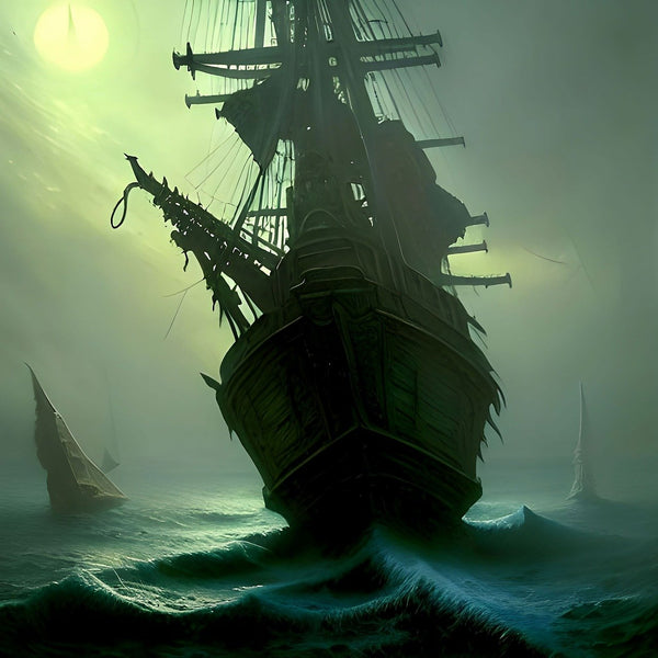 From the Depths of the Sea to the Canvas: Exploring the Intriguing World of Ghost Pirate Art
