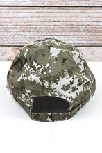 Load image into Gallery viewer, Distressed Ball Cap Digital Camo Flag Tactical Operator - Tribal Coast ArtBall Cap
