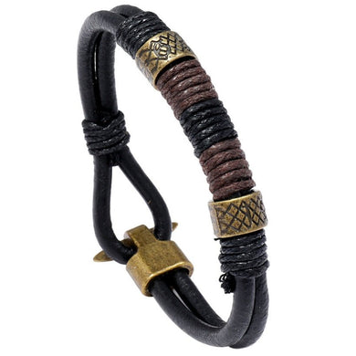 Faux Leather Bracelet - Tribal Coast ArtBracelet