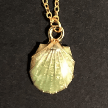 Load image into Gallery viewer, Green Sea shell Necklace - Tribal Coast ArtNecklace
