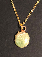 Load image into Gallery viewer, Green Sea shell Necklace - Tribal Coast ArtNecklace
