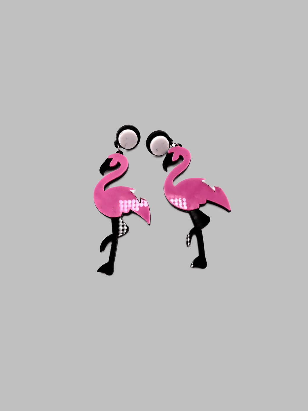 Pink Flamingo Adult Women's Earrings - Tribal Coast ArtEarrings