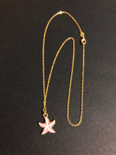 Load image into Gallery viewer, Pink Star Fish Necklace - Tribal Coast ArtNecklace
