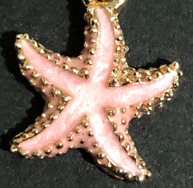 Pink Star Fish Necklace - Tribal Coast ArtNecklace