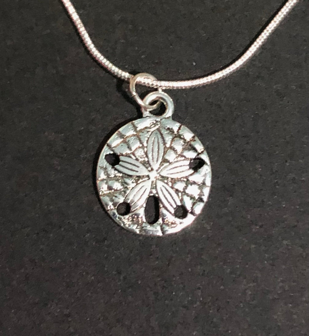 Sand Dollar Pendant Necklace - Tribal Coast ArtNecklace