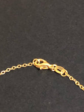 Load image into Gallery viewer, Sea Turtle Gold plated Sea glass Inset on 18&quot; Gold plated Chain Necklace with LobsterClasp - Tribal Coast ArtNecklace
