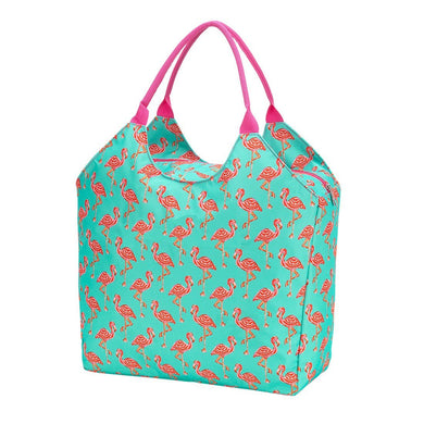 Tickled Pink Beach Bag - Flamingo Pattern - Tribal Coast ArtTote