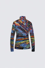 Load image into Gallery viewer, Tribal Coast Art Abstract 3D Fish *Special Order Item* - Tribal Coast Artlong sleeve half zip up
