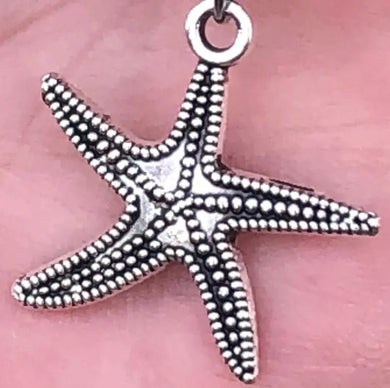 Tribal Coast Art Antique Silver Starfish Pendant Necklace - Tribal Coast ArtNecklace