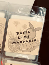 Load image into Gallery viewer, Tribal Coast Art Basil Lime Mandarin Wax Melt 2.75 ounces - Tribal Coast Artwax melt
