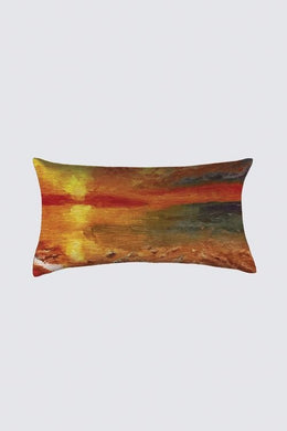 Tribal Coast Art Bastien Pillow Sunset on the Beach *Special Order* - Tribal Coast Art