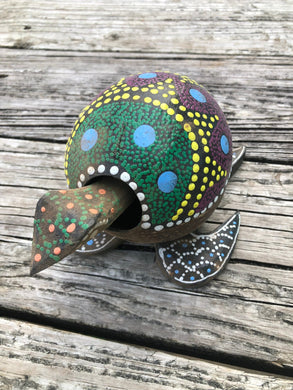 Tribal Coast Art Bobblehead Colorful Turtle - Tribal Coast Art