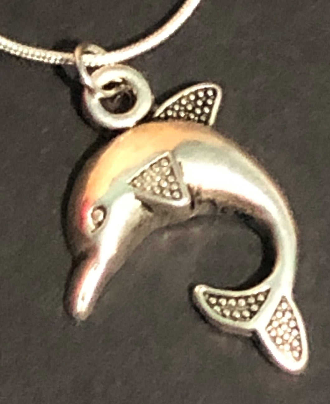 Tribal Coast Art Dolphin Pendant Necklace - Tribal Coast ArtNecklace