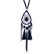 Load image into Gallery viewer, Tribal Coast Art Dream Catcher Necklace - Tribal Coast ArtNecklace
