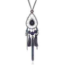 Load image into Gallery viewer, Tribal Coast Art Dream Catcher Necklace - Tribal Coast ArtNecklace
