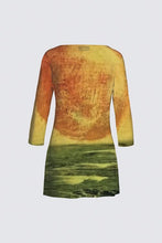 Load image into Gallery viewer, Tribal Coast Art Dress Tropical Jamaican Sunset *Special Order Item* - Tribal Coast Artdress
