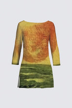 Load image into Gallery viewer, Tribal Coast Art Dress Tropical Jamaican Sunset *Special Order Item* - Tribal Coast Artdress
