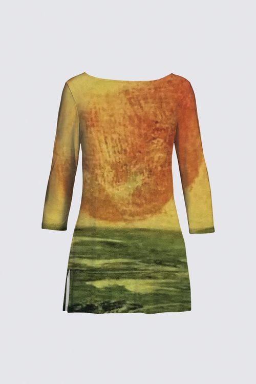 Tribal Coast Art Dress Tropical Jamaican Sunset *Special Order Item* - Tribal Coast Artdress