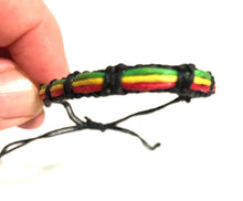 Load image into Gallery viewer, Tribal Coast Art Friendship Surfer Rasta Style Bracelet / Anklet - Tribal Coast ArtBracelet
