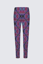 Load image into Gallery viewer, Tribal Coast Art Pant Leggings Purple Chica *Special Order Item* - Tribal Coast Artpants
