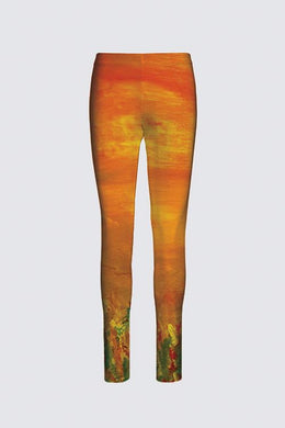 Tribal Coast Art Pant Leggings Sunset *Special Order Item* - Tribal Coast Artpants