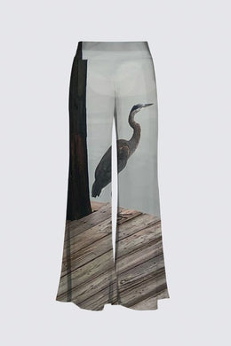 Tribal Coast Art Pants Pier Bird *Special Order Item* - Tribal Coast ArtPants