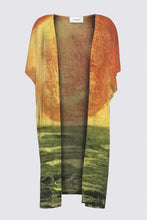 Load image into Gallery viewer, Tribal Coast Art Print Kimono Jamaican Sunrise *Special Order Item* - Tribal Coast Arttop
