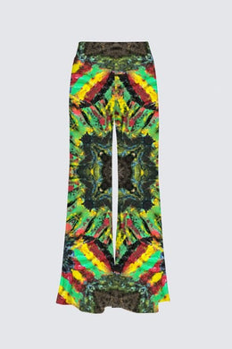 Tribal Coast Art Rasta Bell Bottoms *Special Order Item* - Tribal Coast Artpants