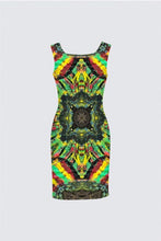 Load image into Gallery viewer, Tribal Coast Art Rasta Dress *Special Order Item* - Tribal Coast Artdress
