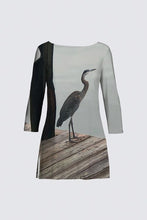 Load image into Gallery viewer, Tribal Coast Art Tunic Bird on Dock Pattern *Special Order Item* - Tribal Coast Art
