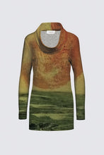 Load image into Gallery viewer, Tribal Coast Art Tunic in Sweater Jamaican Sunset *Special Order Item* - Tribal Coast Artdress
