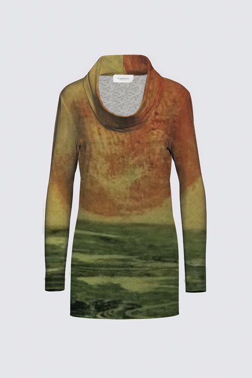 Tribal Coast Art Tunic in Sweater Jamaican Sunset *Special Order Item* - Tribal Coast Artdress