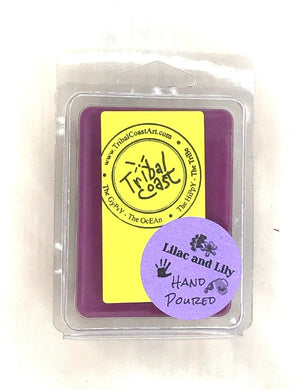 Tribal Coast Art Wax Melt Lilac and Lily 2.75 ounces - Tribal Coast Artwax melt