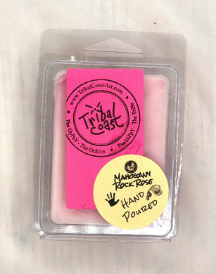 Tribal Coast Art Wax Melt Mahogany Rock Rose 2.75 ounces - Tribal Coast Artwax melt