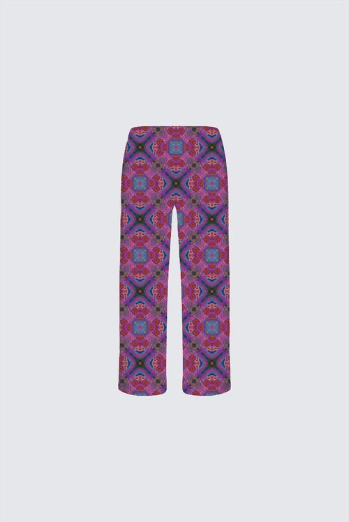 Tribal Coast Art Women's Adult Purple Capri *Special Order Item* - Tribal Coast Artpants