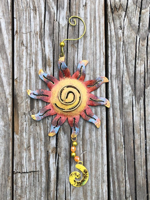 Tropical Sun Hanging Ornament - Tribal Coast ArtOrnaments