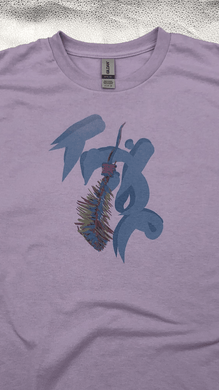 Women’s T Shirt Adult Large Light Purple with Graphic Design Tribe - Tribal Coast ArtT-Shirt