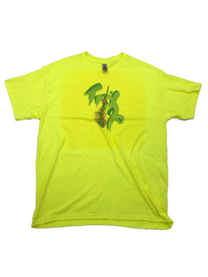 Women’s T Shirt Adult Large Yellow with Graphic Design Tribe - Tribal Coast ArtT-Shirt