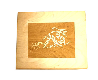 Wood Art Laser Cut Dragon Print - Tribal Coast Artwood art